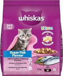 Whiskas Junior Ocean Fish Flavour Kitten Dry Food 3 kg