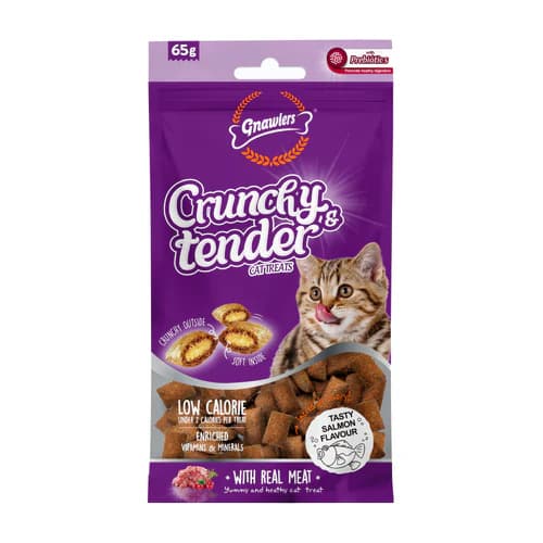 GNAWLERS CRUNCHY & TENDER TASTY SALMON FLAVOUR