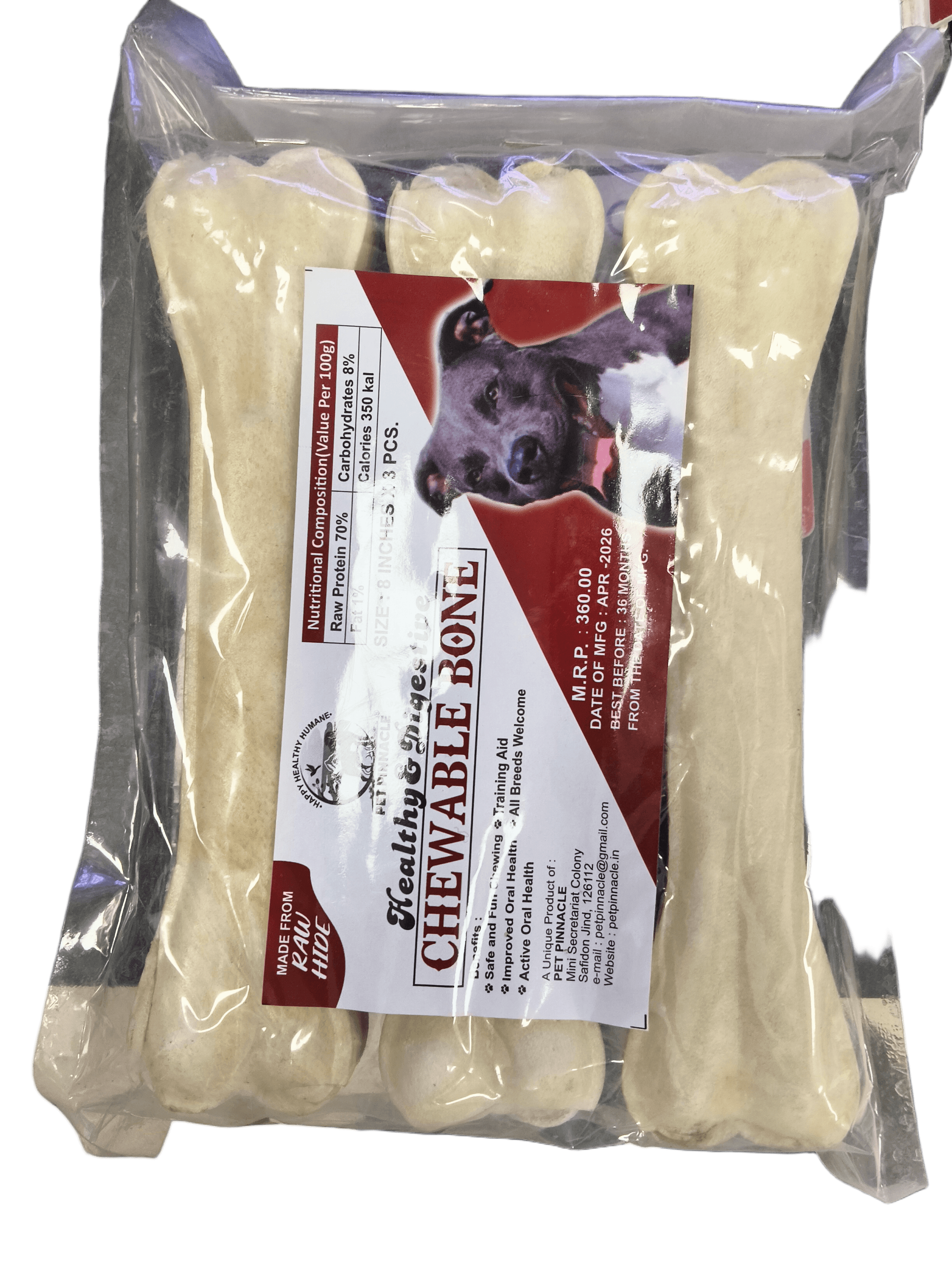 Pet Trends Bone 8 Inch Dog Chew 3