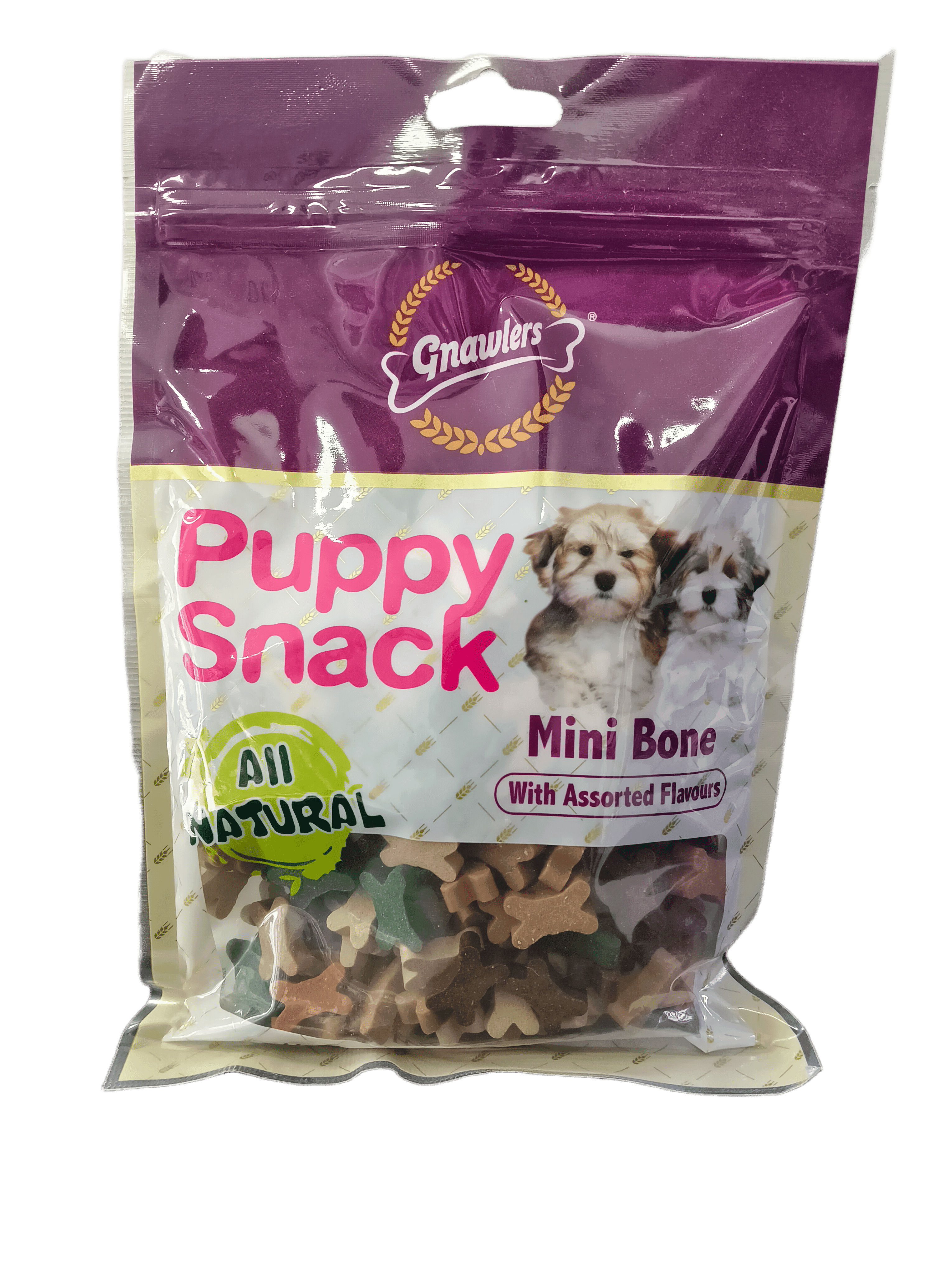 Gnawlers Chicken Snack Mini Bone Treat For Puppy - 250 g