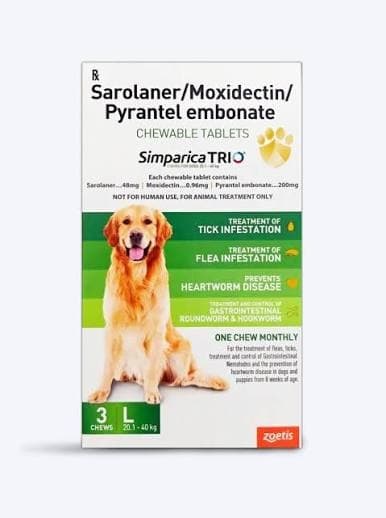 SIMPARICA TRIO 20-40KG